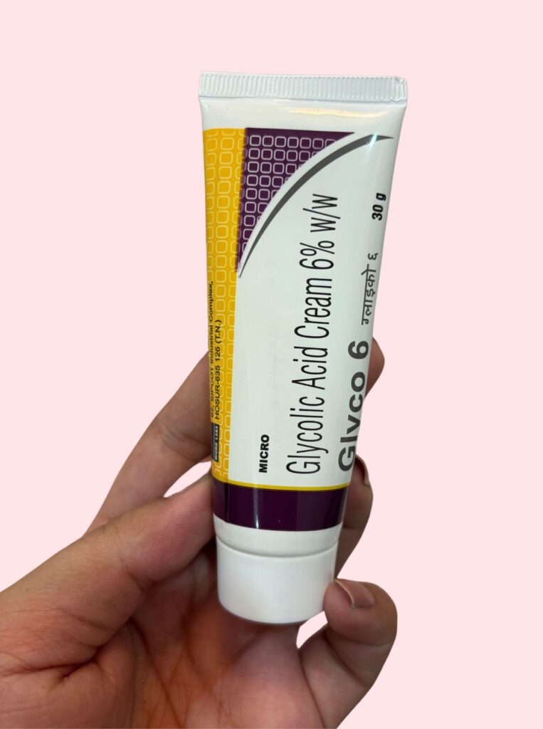 glycolic acid cream 6% cream