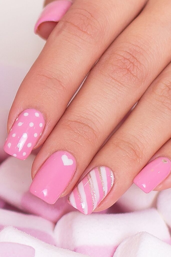 Sweet Like Candy Mix pink nails